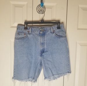 Levis 550 relaxed fit Cut off shorts
